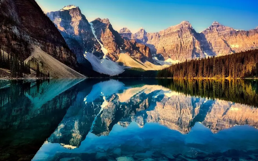 Moraine Lake and the Valley of the Ten Peaks